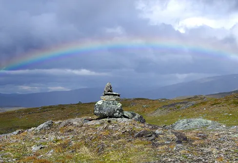 Stigen på fjället - en dikt