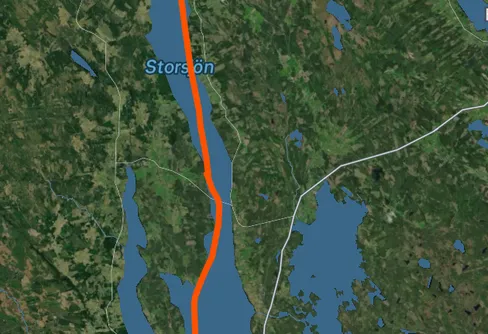 Från Svenstavik till Östersund på skridskor 250119