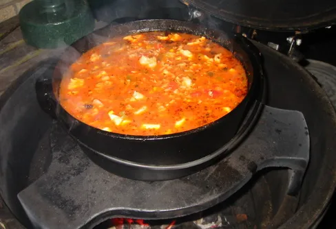 Allt i ett fisk gryta