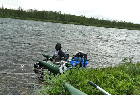 Äventyr på hög höjd, ett kärt återseende och vatten i brallorna... Kaitumälven 2011 - Del 1