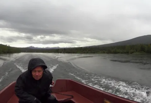 Jag har rott 300 meter. Det var som fan.