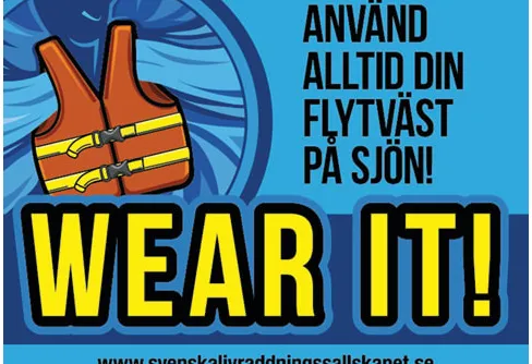 Den bästa flytvästen är den du har på dig