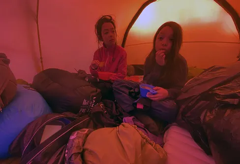 Dag 3. Blåsig början