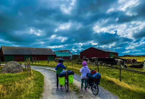 Långfärdscykling från Malmö och norröver; Nu Åmål