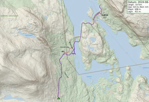 Suorva till Skanátjåhkkå