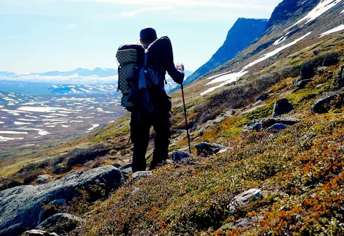 Tidig fjällvandring