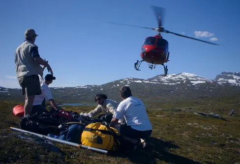 En unik röding, en unik fluga... eller Tv-inspelning i Lappland...