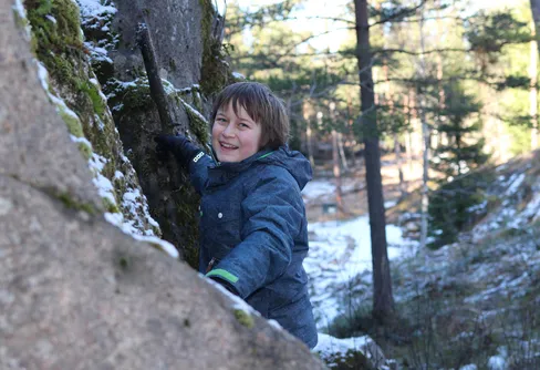 Bland grytorna vid Sveafallen - med vintern i ryggen och våren i ansiktet