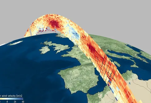Aeolus data ska ge säkrare väderprognoser