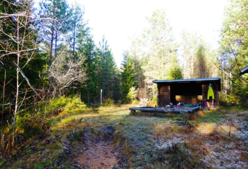 Ensamvandring längs Nittälven