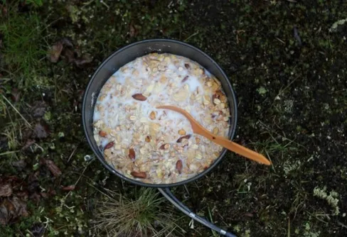 Müsli med torrmjölk