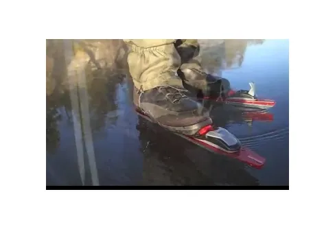 Skridskofilm från Lodangsfjorden i Norge