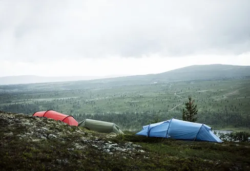 Fem populära tält för vandring