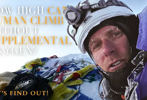 Hur högt kan en människa klättra utan extra syrgas?