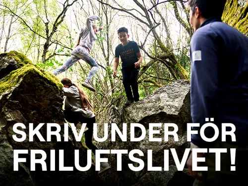 Upprop för friluftslivet inför valet