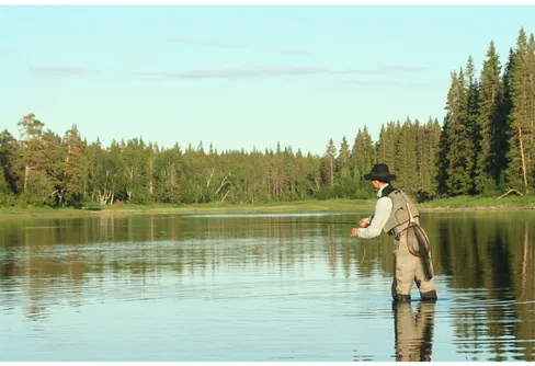 Den årliga fiskeveckan gick till fjällen
