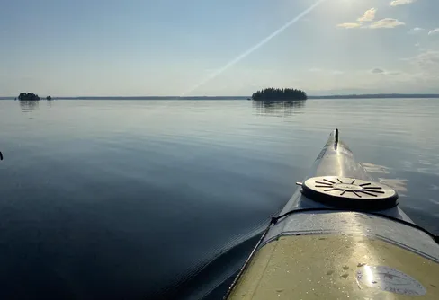 Paddling på helt stilla Storsjön 240907