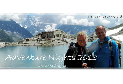 Så var det dags för februari månads övernattning i tält - Adventure Nights 2013