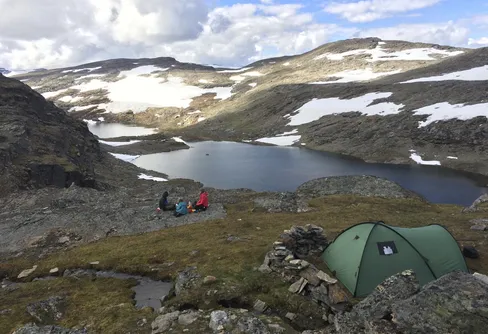 Vandring i västra Abiskoalperna