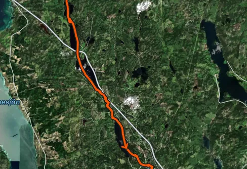 Paddling från Hornsjön till Revsundssjön 250501