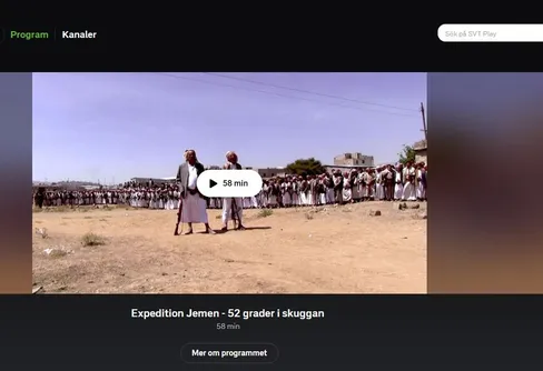 Missade Ni Jemen filmen? Nu i SVT Play