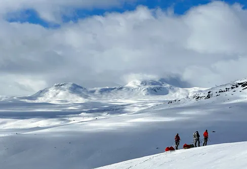 Påsktur i Börjefjäll nationalpark och Stekenjokk 230407-15