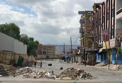 Expedition Jemen Med Kamel; Granat attack