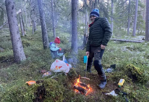 Grillning och älgspaning på Östberget 251116