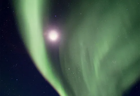 Ny bok Aurora Borealis i Lappland