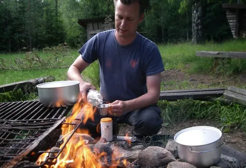 Friluftsmiddag i Tomasboda