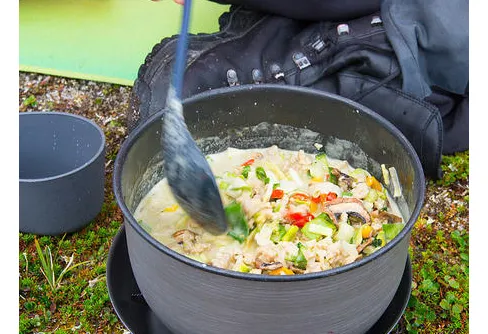 Thaikyckling med röd curry i kokosmjölk