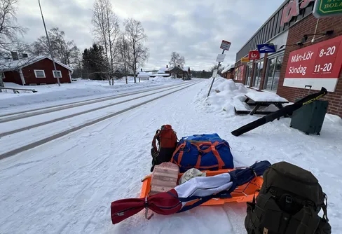 Vintertur i Grövelsjön