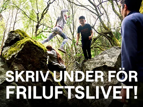Upprop för friluftslivet inför valet