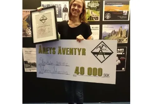 Glad och stolt Årets Äventyr-stipendiat!