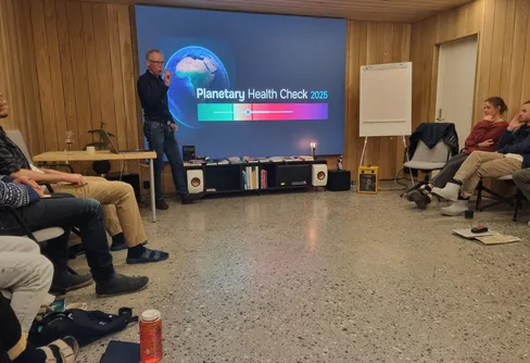 Fem viktiga teman på Johan Rockströms skidåkande tankesmedja