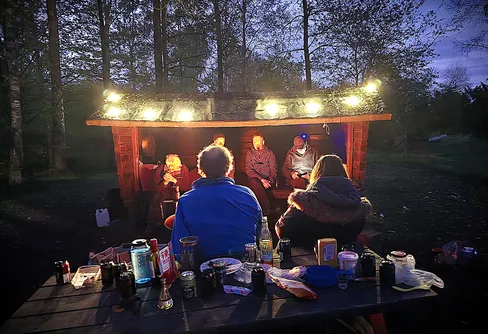 En ute-natt i månaden