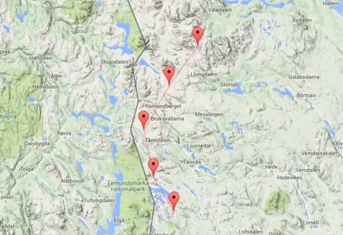 Årets första Gröna Bandetvandrare på väg