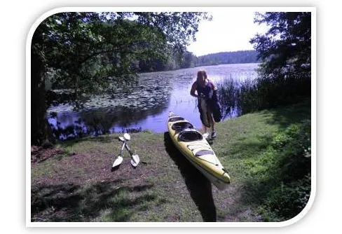 Kajak genom Nackareservatet - 10 minuters bilväg från City