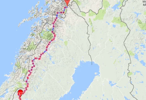 Hanna vandrar Gröna Bandet för världens barn