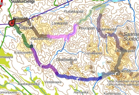 Solo vandring i Urho Kekkonens nationalpark 2021.
