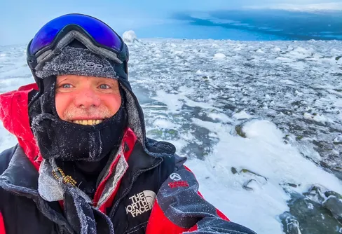 Grönlandsförberedelser i Grövelsjön