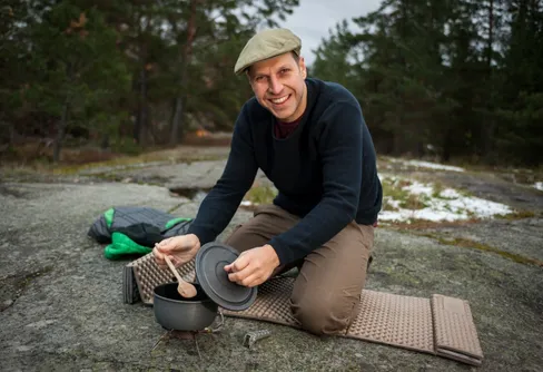Friluftskocken utvecklar ny produkt: 