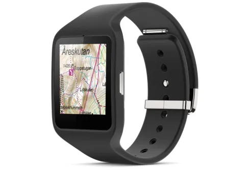 Lantmäteriets terrängkartor för Android Wear