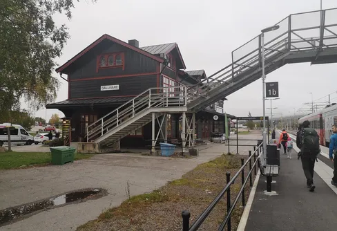 Muddus - Gällivare och start på vandringen