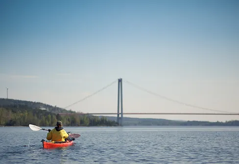 Kajak- och vandringskombo på Höga kusten