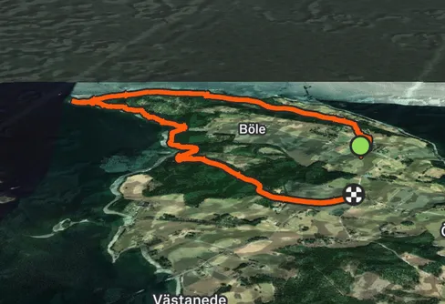 Familjepromenad på norra Norderön 251109