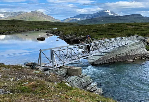 Bortom leder söder om Padjelanta