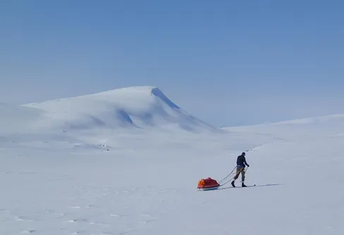 Varm skidtur från Ammarnäs till Lönsdal i Norge 190413-22