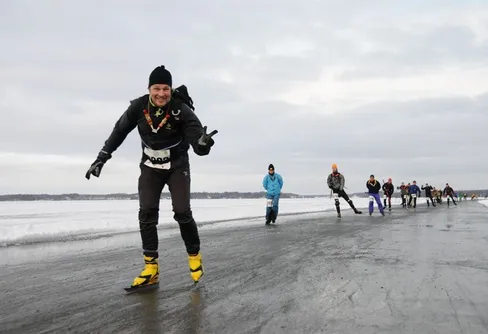 Klartecken för Vikingarännet med start och mål i Sigtuna