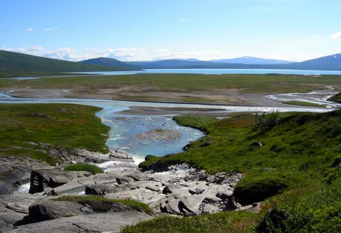 Fjällvandring 2008 - Närkontakt med Sálajiegna